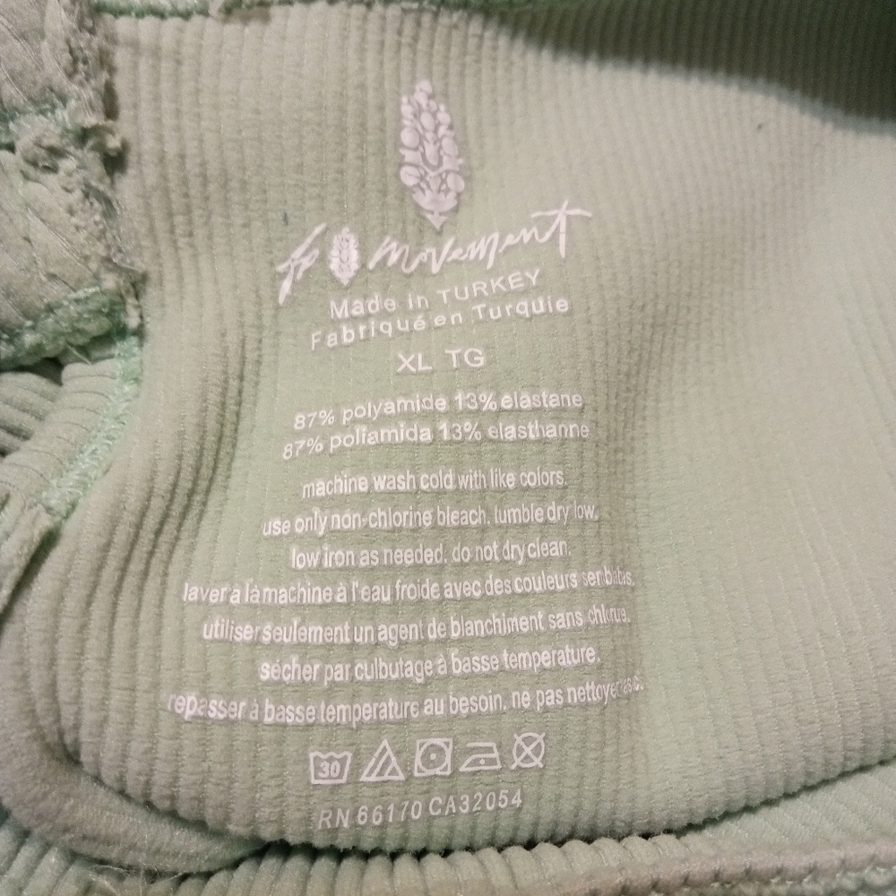 Free People Movement " Free Throw" Onesie Sage Brush Women's size XL- NWT $89 - Picture 7 of 8